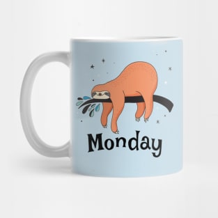 Sloth on Monday Mug